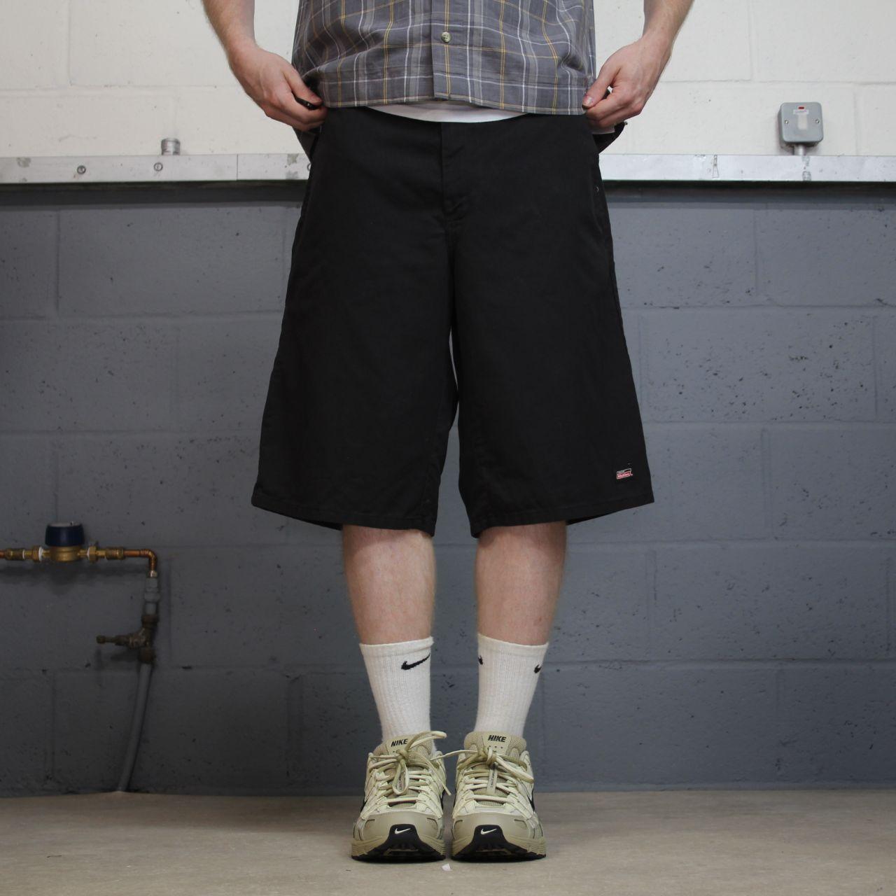 Dickies carpenter chino shorts black Chino style skater shorts loose long leg festival