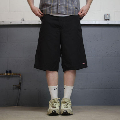 Dickies carpenter chino shorts black Chino style skater shorts loose long leg festival