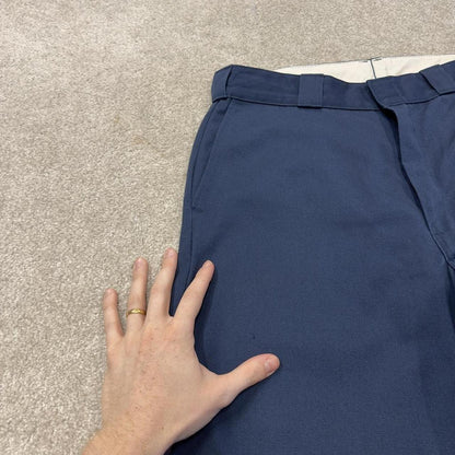 Dickies carpenter shorts long leg navy Twill chino skater style shorts loose long leg