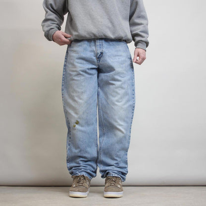 Mens Carhartt jeans W36 L34 loose thick 90s style denim jeans