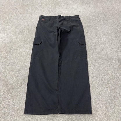 Wrangler cargo pants y2k black W34L30 Loose straight leg skater work pants