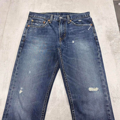 Blue Levi's 511 jeans W32L32 denim skinny jeans red tab logo