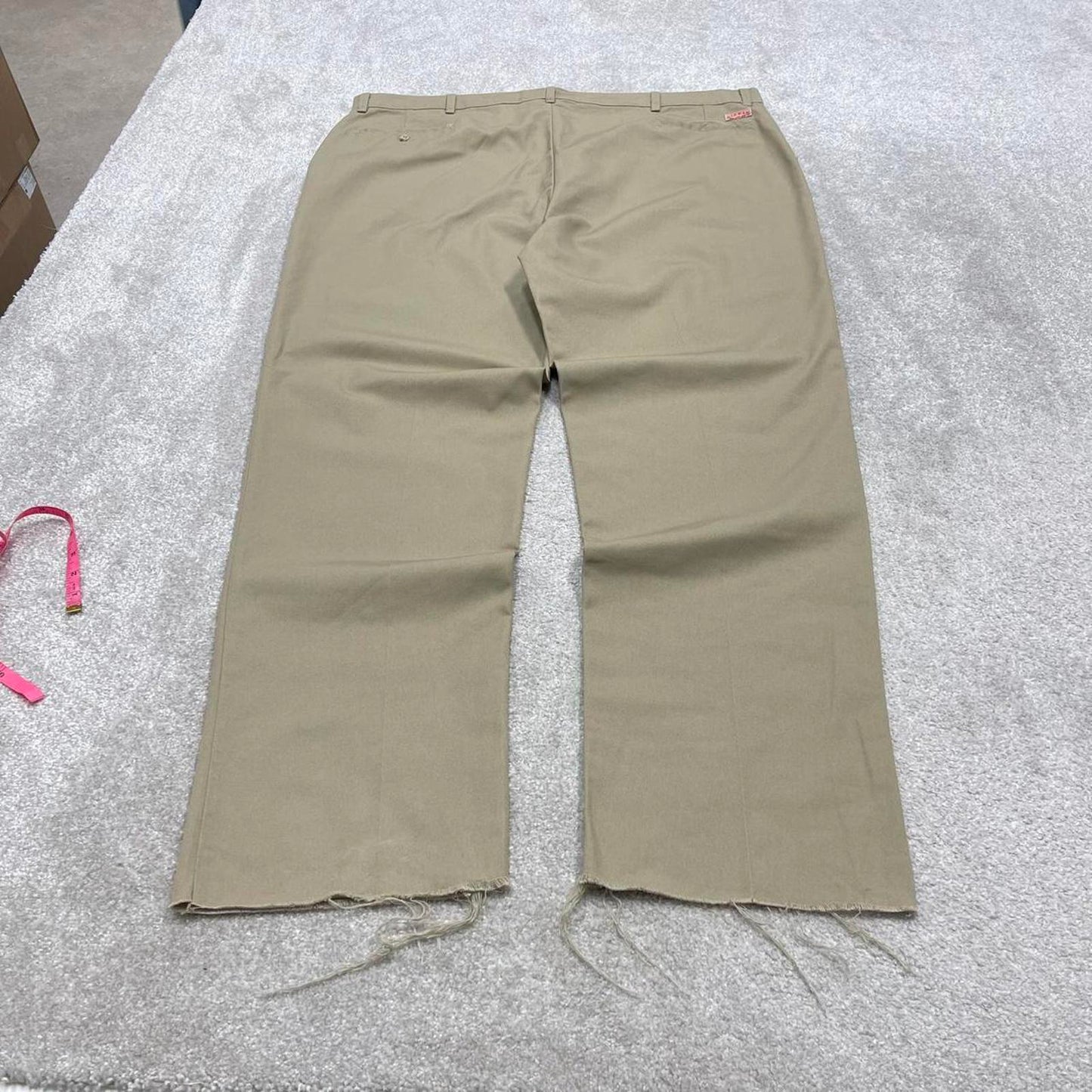 Vintage baggy 90s skater pants Khaki beige Red Kap chino twill style workwear trousers W48L36