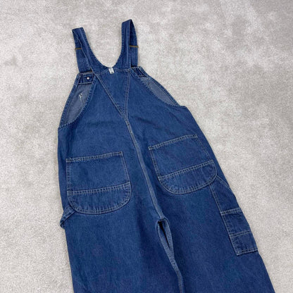 Vintage Key dungarees W38L30 blue mens denim overalls