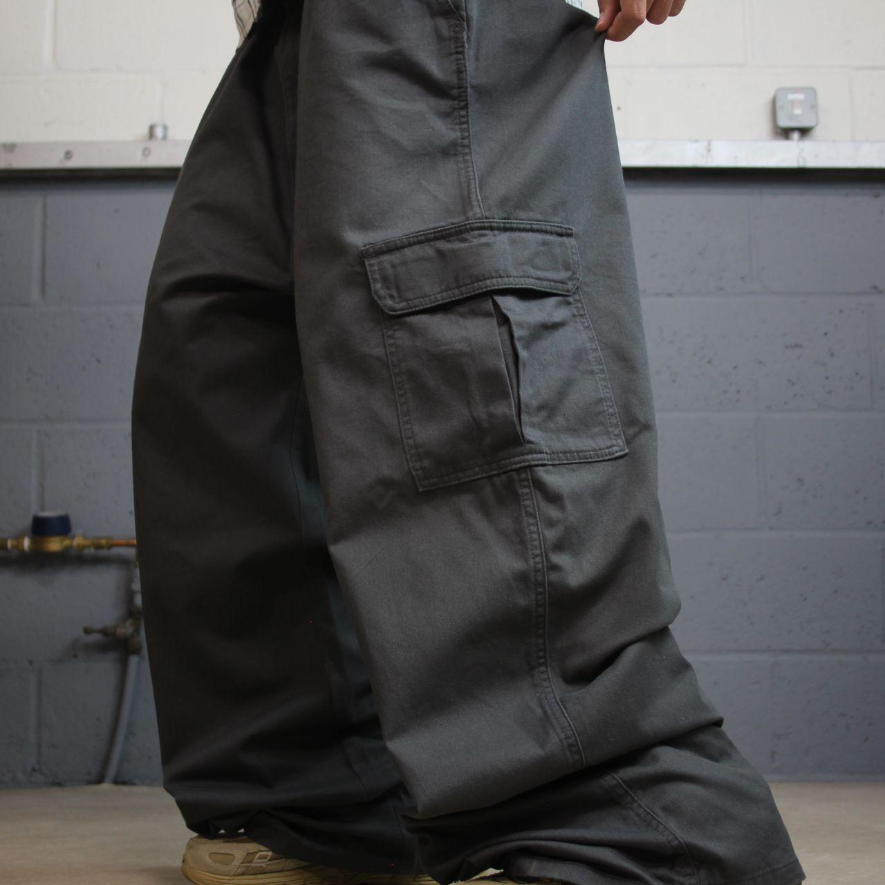 Dickies extra baggy cargo pants y2k grey W44L32 Wide leg skater work pants