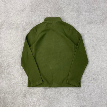 Y2K The North Face technical fleece Medium green men’s full zip TNF autumnal
