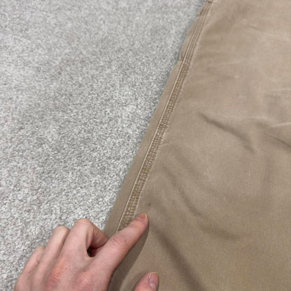 Y2K Carhartt carpenter pants beige Loose relaxed fit skate style workwear cargo pants