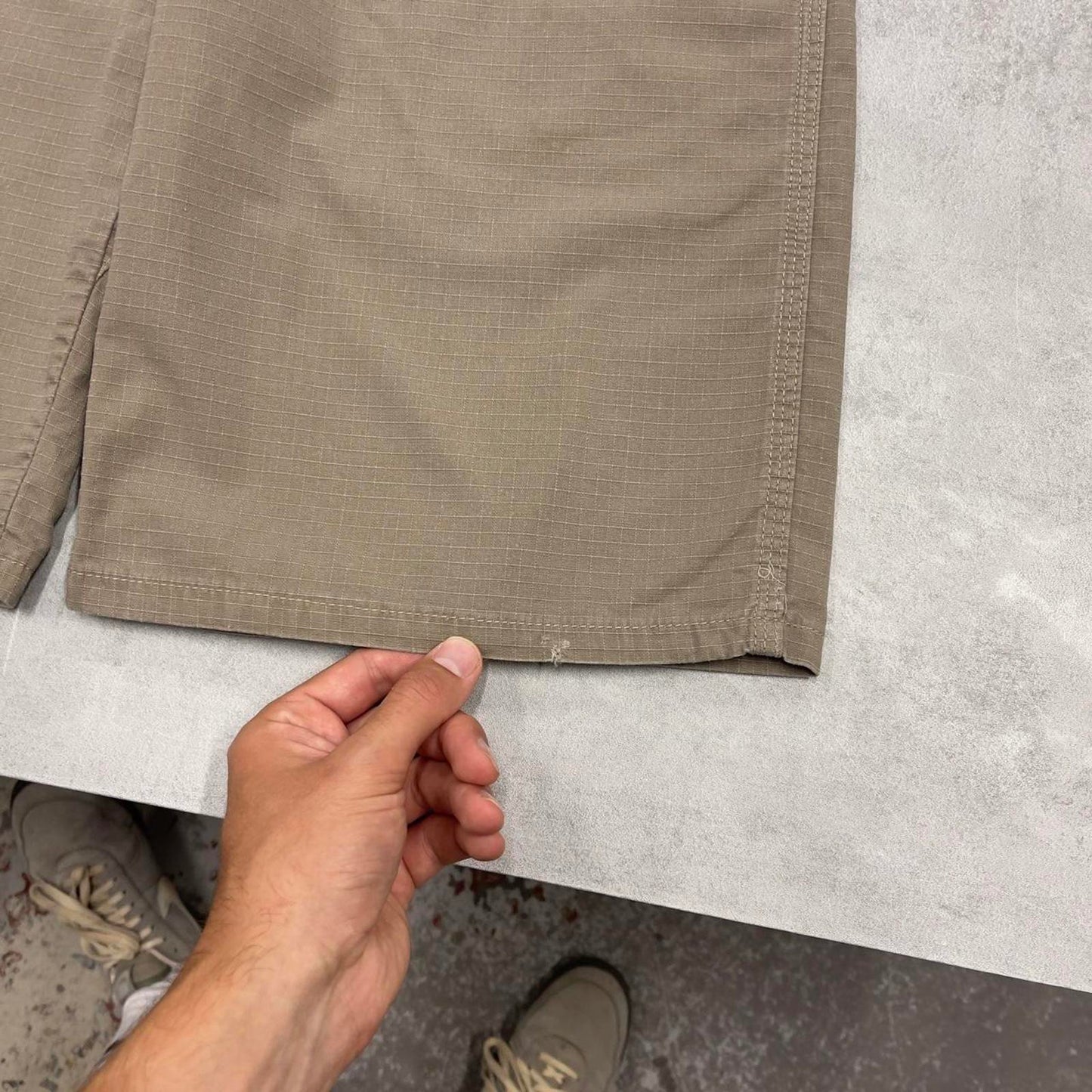 Mens baggy Wrangler carpenter shorts W35