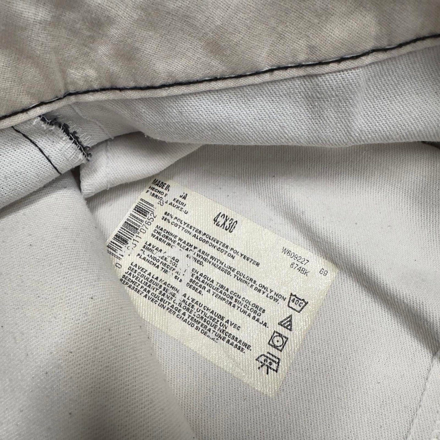 Vintage Dickies work skate Pants W40L30 black 90s twill chino style skater pants workwear