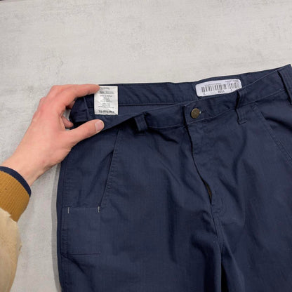 Carhartt trousers W30 L32 navy 90s style pants patch logo