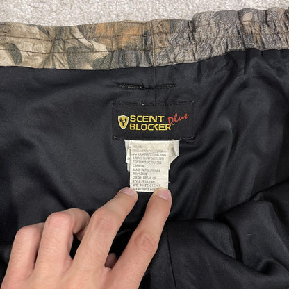 Baggy camo cargo pants Y2K khaki Mossy Oak camouflage outdoors hunting utility
