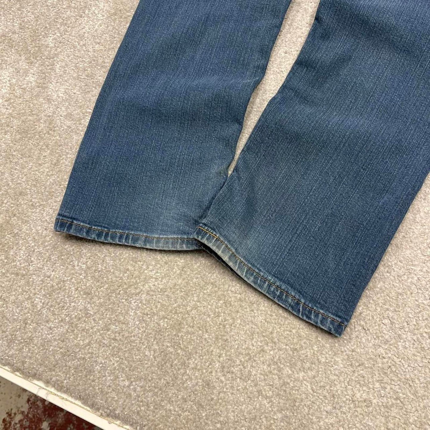 Vintage y2k Levi's 505 jeans blue Straight leg denim pants red tab logo