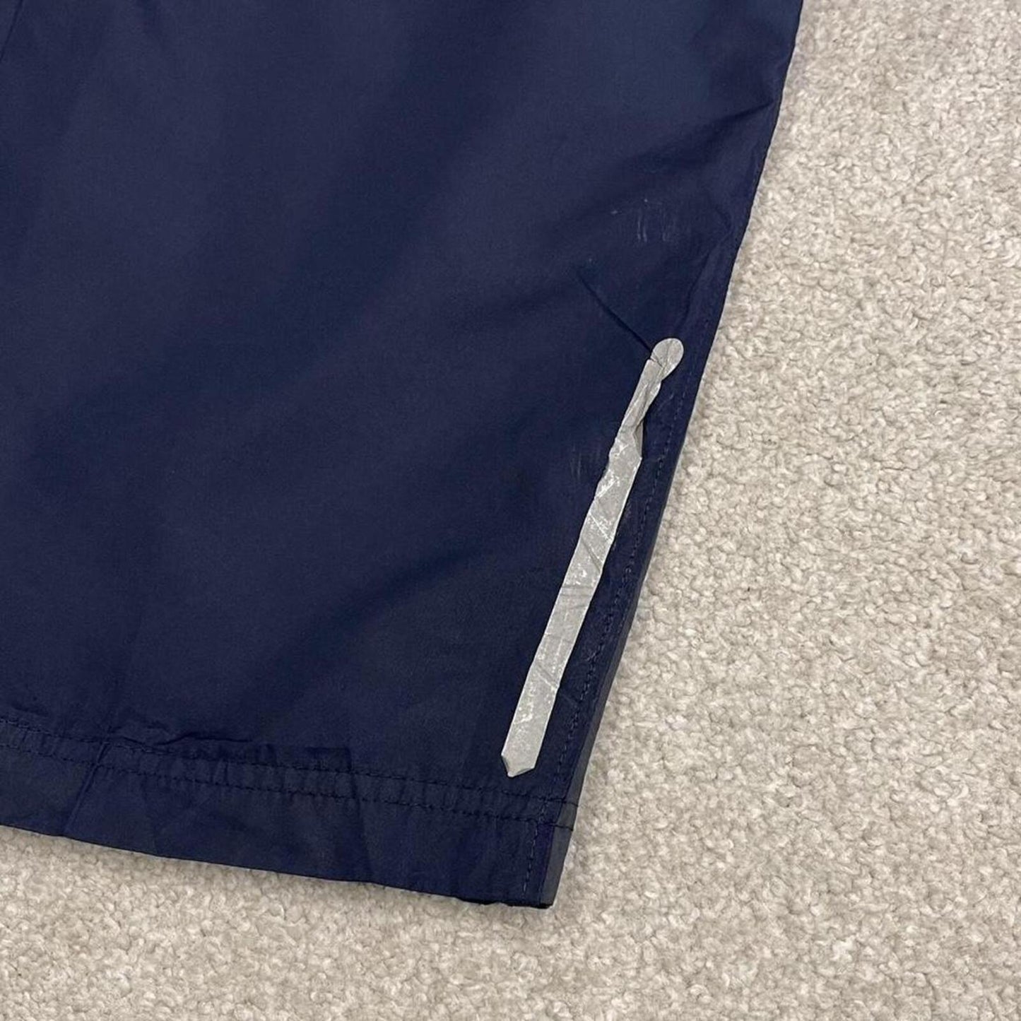 Starter baggy tracksuit bottoms wide leg navy Loose floaty print logo mesh lined track pants