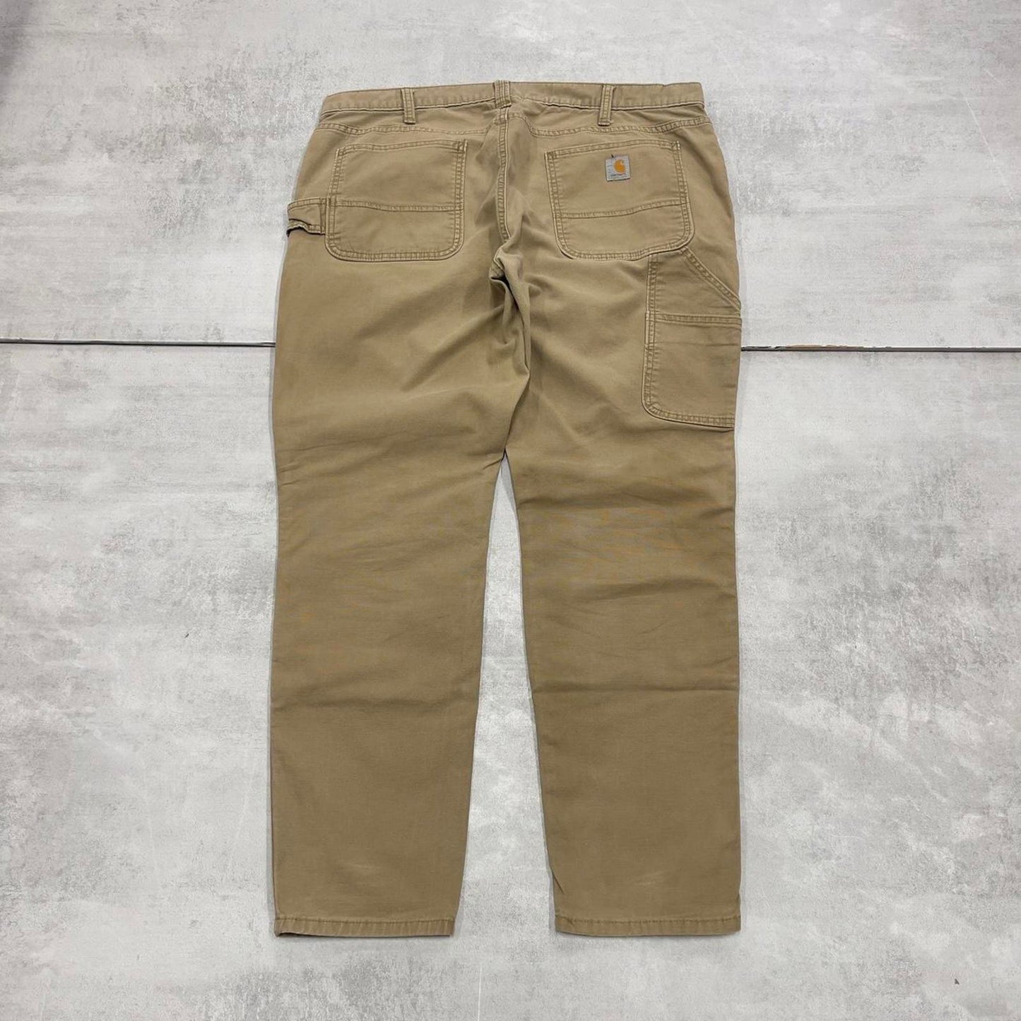 Carhartt double knee carpenter pants size 18 (W38 L30) khaki slim fit work trousers
