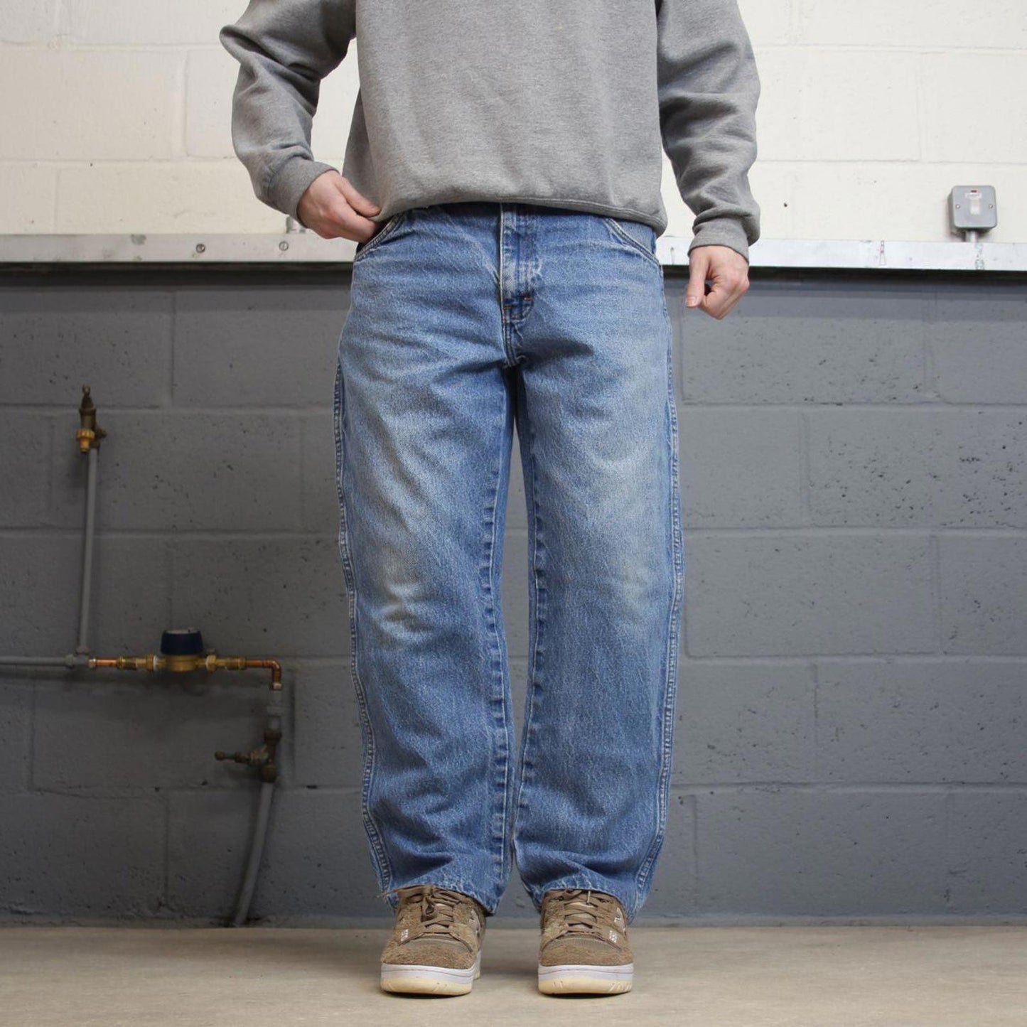 Vintage y2k Dickies jeans blue Straight leg denim skater style pants