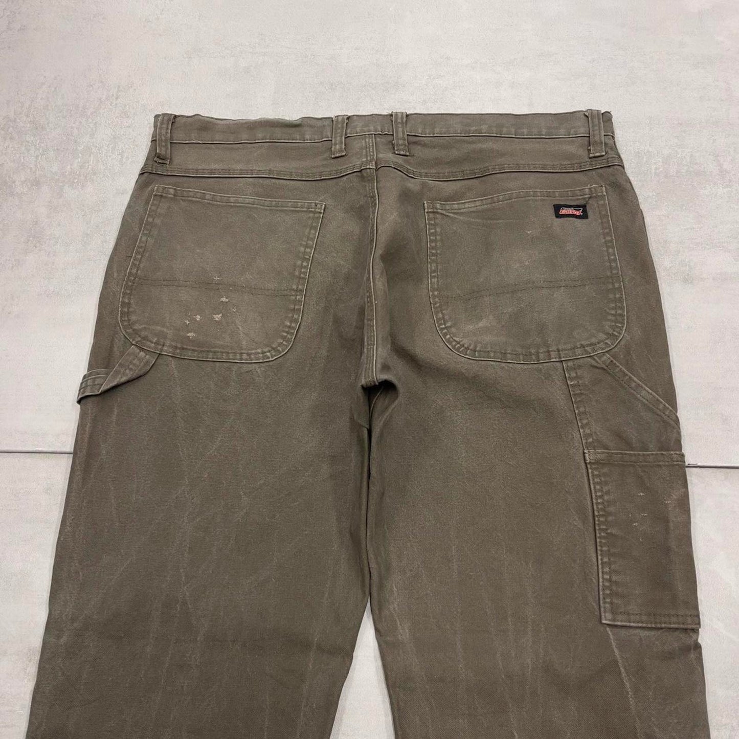 Khaki green Dickies carpenter jeans W36 L30
