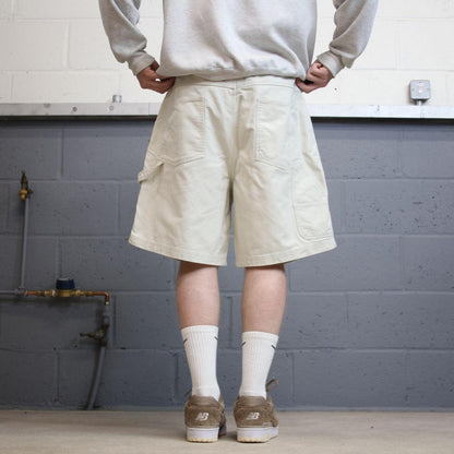 Y2K carpenter shorts W36 loose skater white Cherokee Cargo summer festival shorts