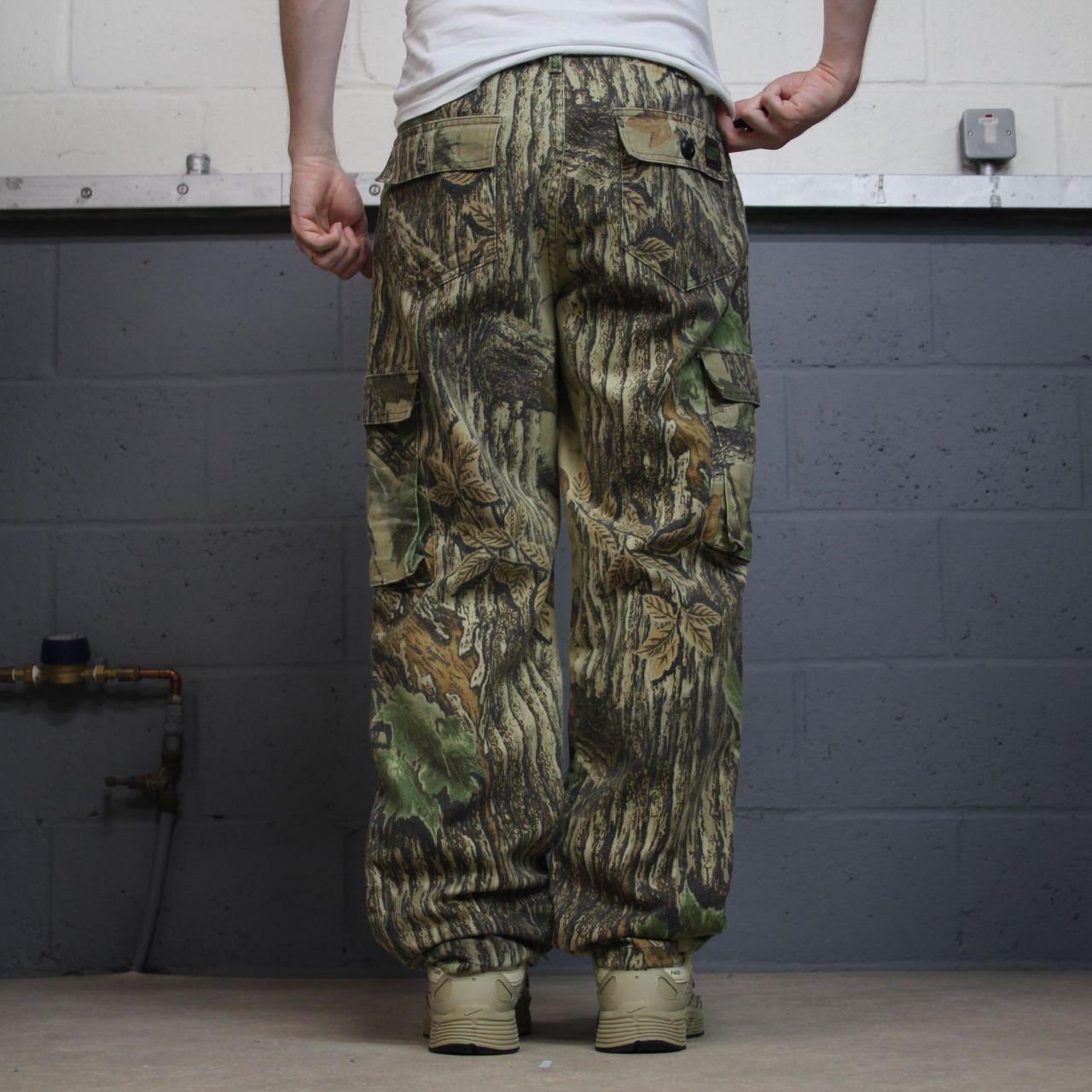 Liberty Realtree baggy camo cargo pants khaki Loose camouflage Y2K hunting utility trousers