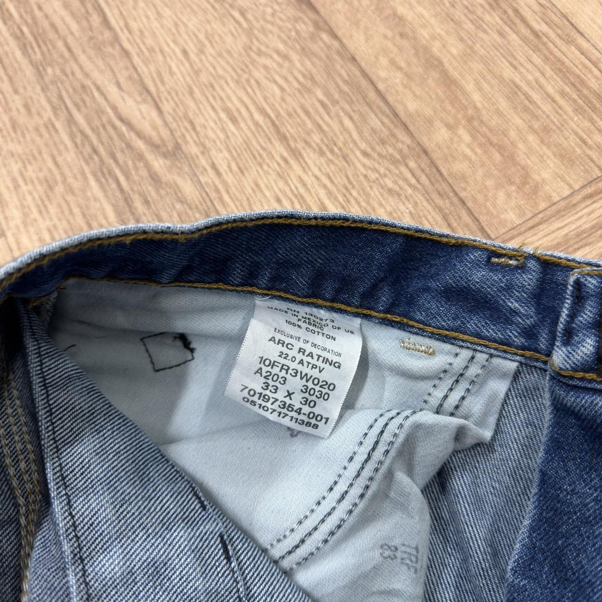 Vintage Wrangler carpenter jeans y2k Loose fit FR denim utility workwear skate trousers
