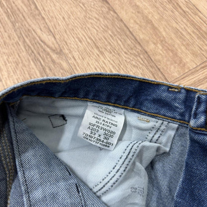 Vintage Wrangler carpenter jeans y2k Loose fit FR denim utility workwear skate trousers
