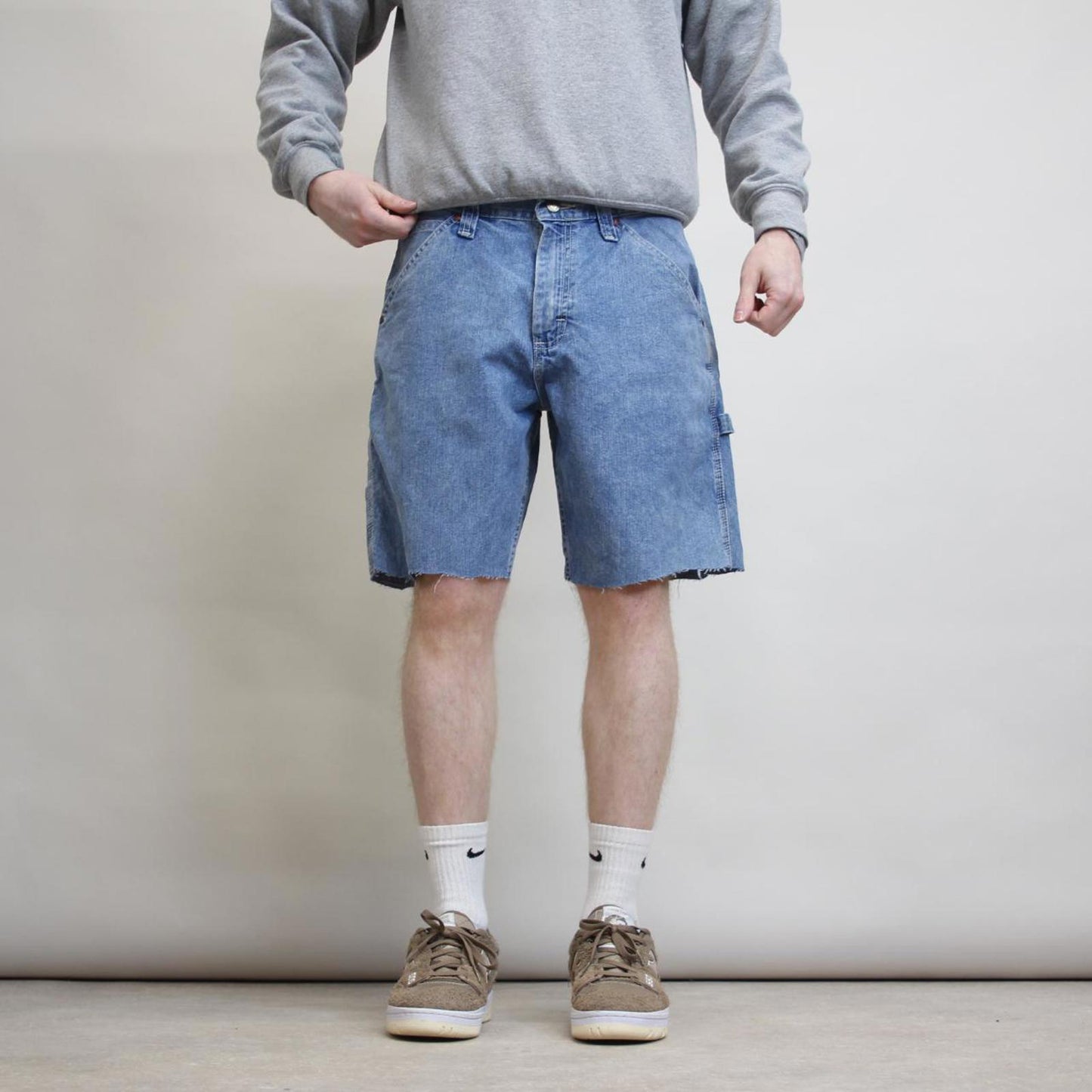 Blue Lee carpenter jorts W34