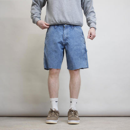 Blue Lee carpenter jorts W34