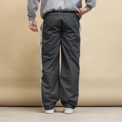 Champion tracksuit bottoms S grey loose mesh lined casual trackies