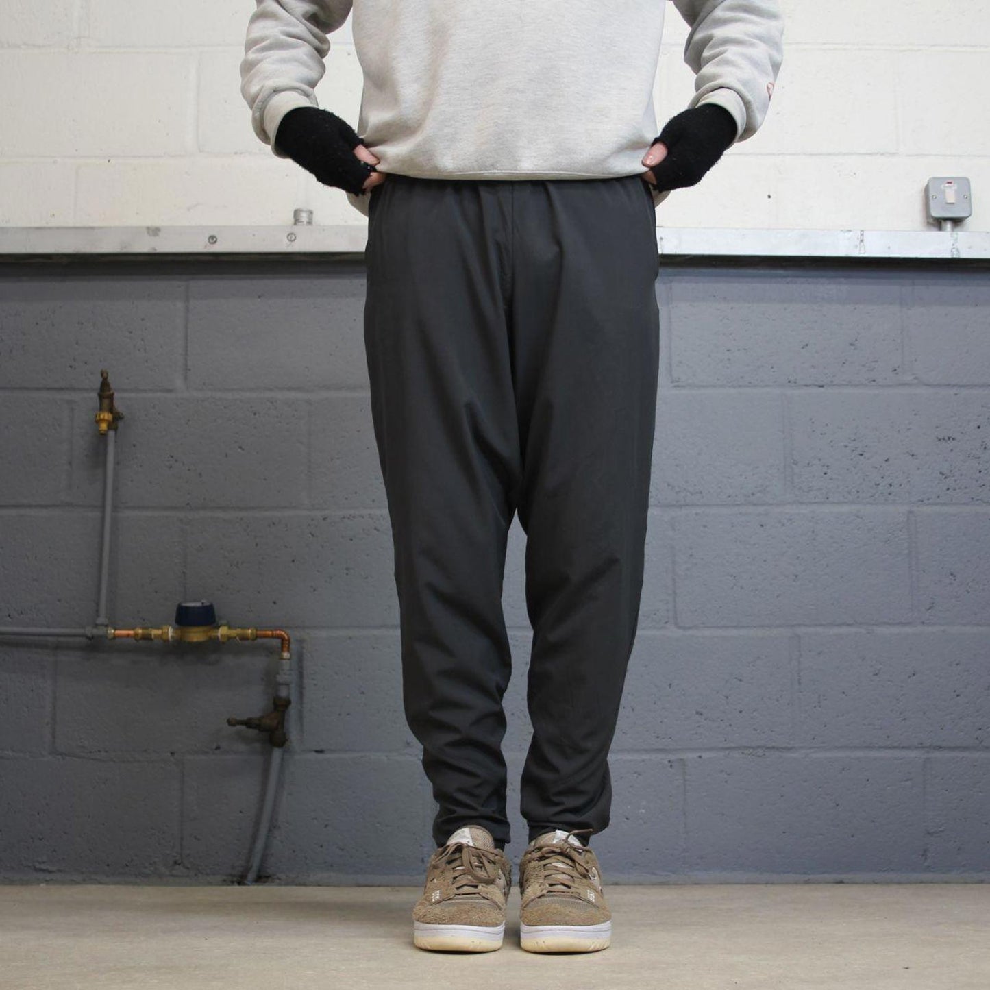 00s Champion tracksuit bottoms M y2k grey technical style joggers print logo track pants trackies
