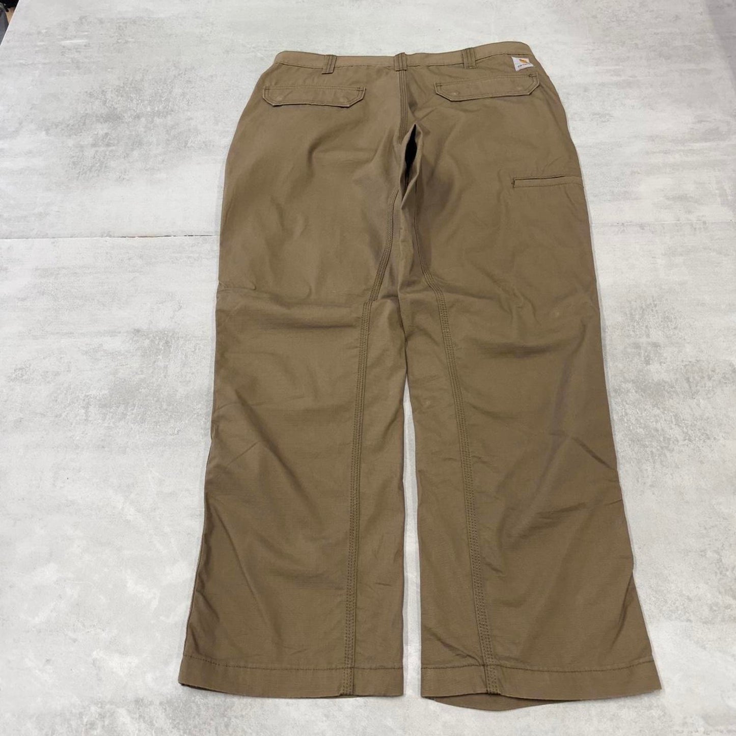 Mens Carhartt cargo pants W38 L31 khaki relaxed 90s style cargos