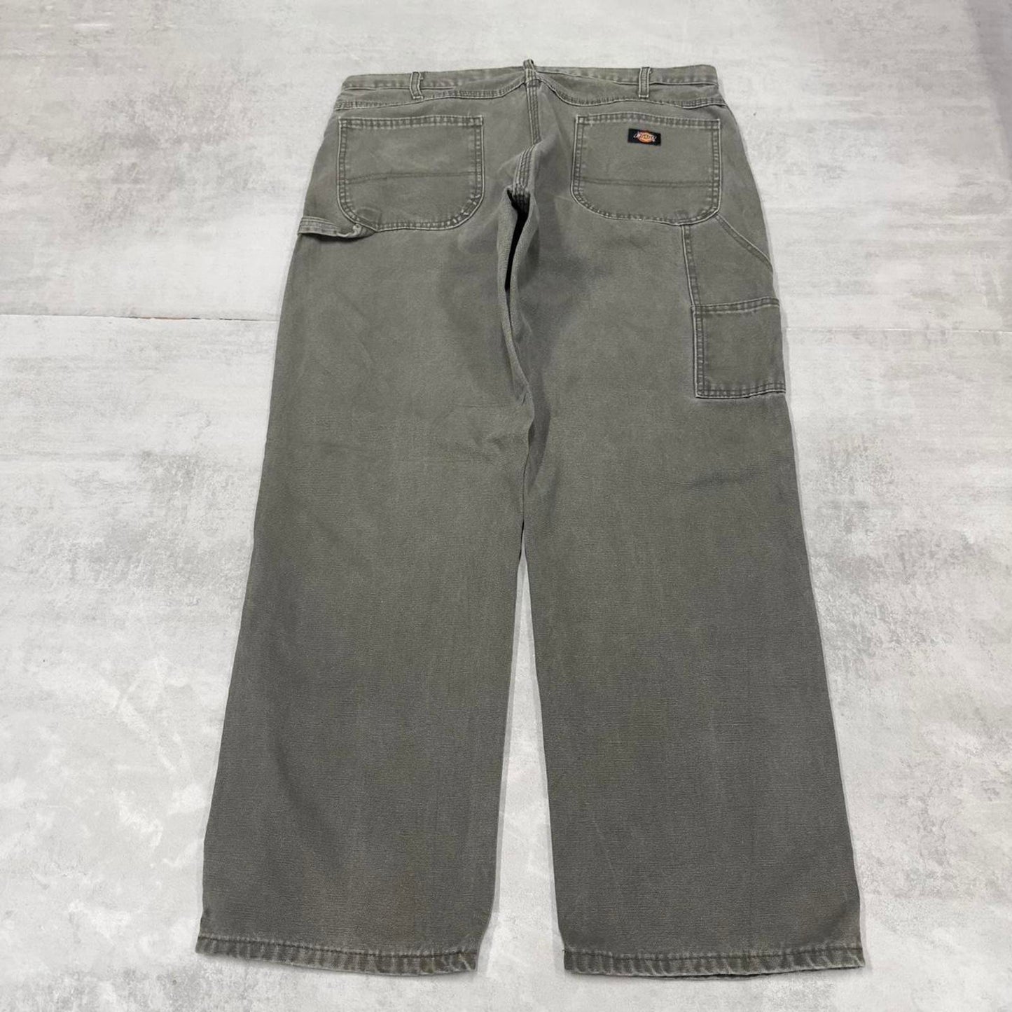 Baggy green Dickies carpenter jeans W38 L30