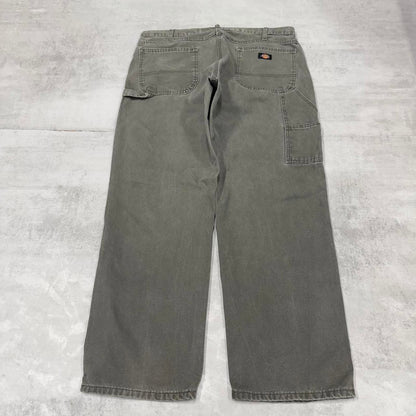 Green Dickies carpenter jeans W38 L30 baggy canvas skater cargos