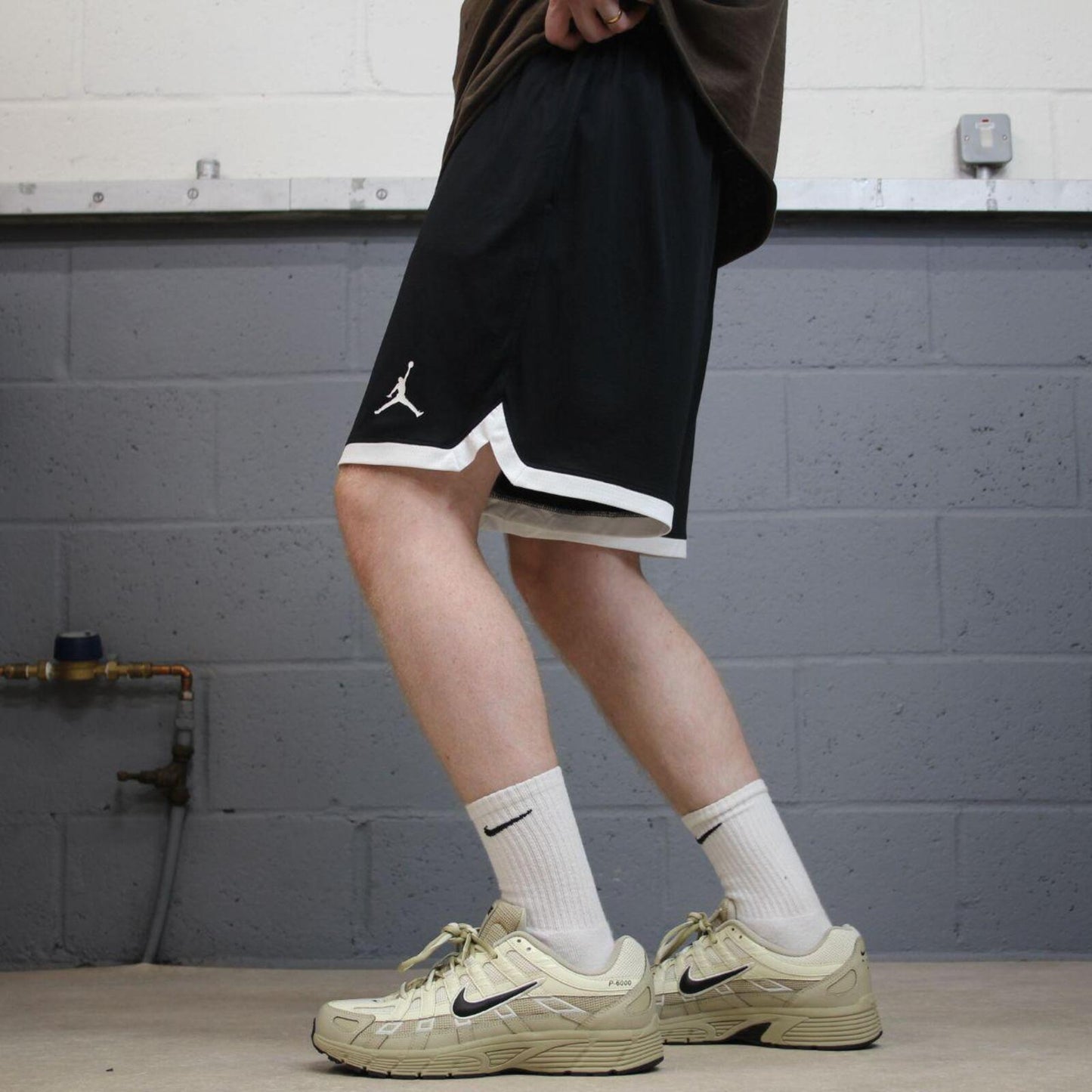 Nike Jordan sports shorts y2k black Basketball style comfy loose floaty summer gym shorts