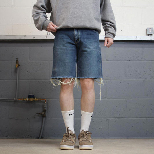 Y2k Lee jorts skater style blue Denim summer festival jean shorts