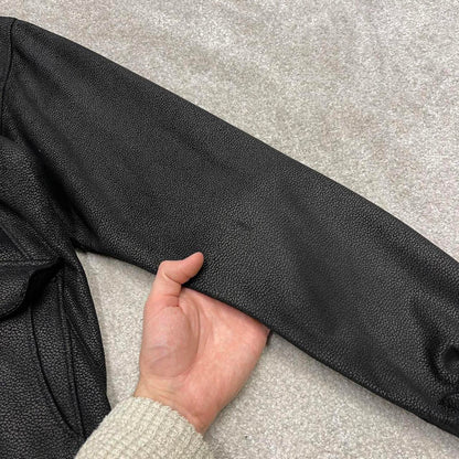 00s Billabong technical bomber jacket L men's y2k style black winter full zip up coat