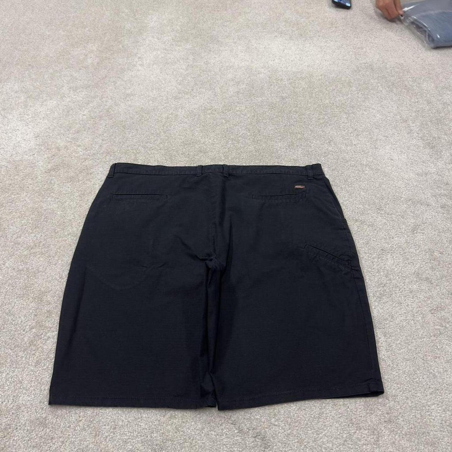 Dickies baggy chino shorts carpenter black Chino style skater shorts loose leg festival