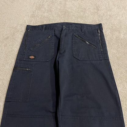 Dickies double knee works pants navy W38L30 Loose chino utility skate cargo work trousers