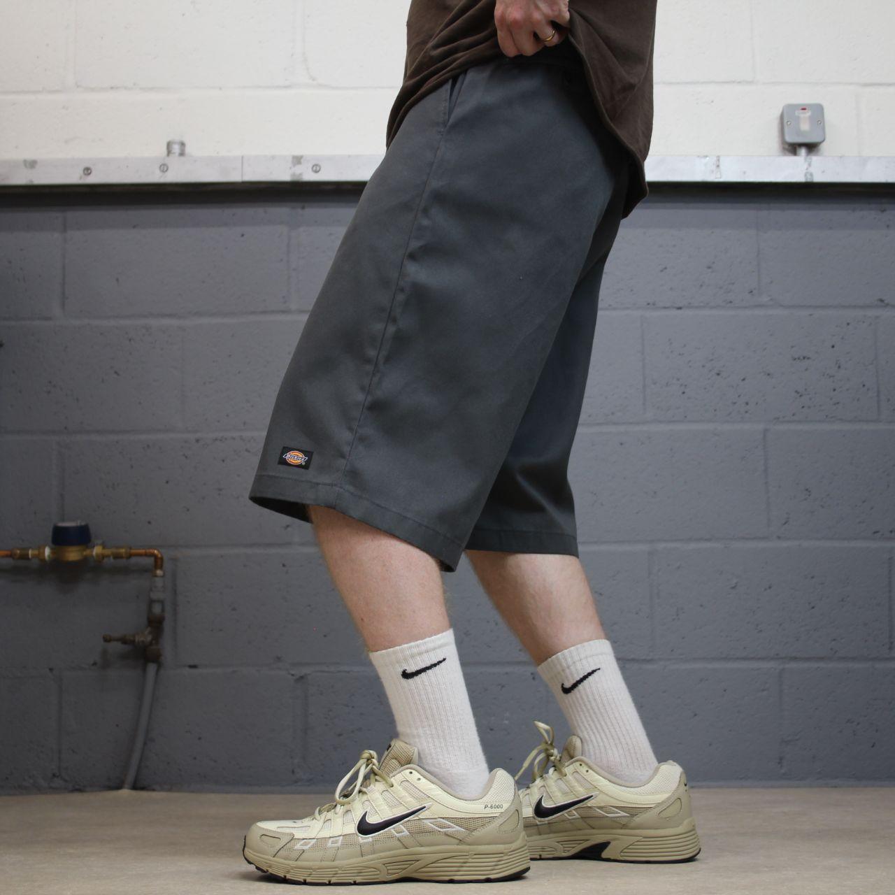 Dickies baggy chino shorts y2k carpenter grey Chino skater surf shorts loose fit festival