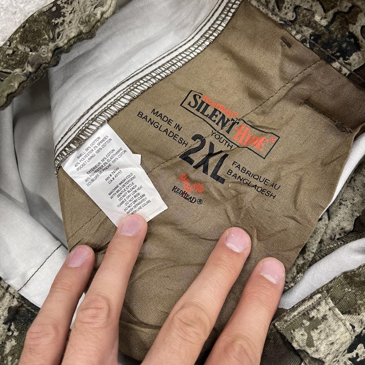 Camo cargo pants y2k utility green loose straight fit Red Head Strata camouflage combat cargos
