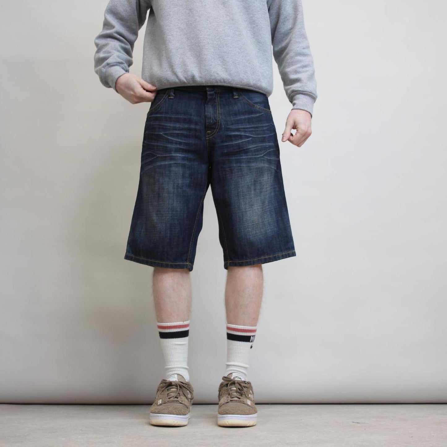 Blue Quiksilver jean shorts W33