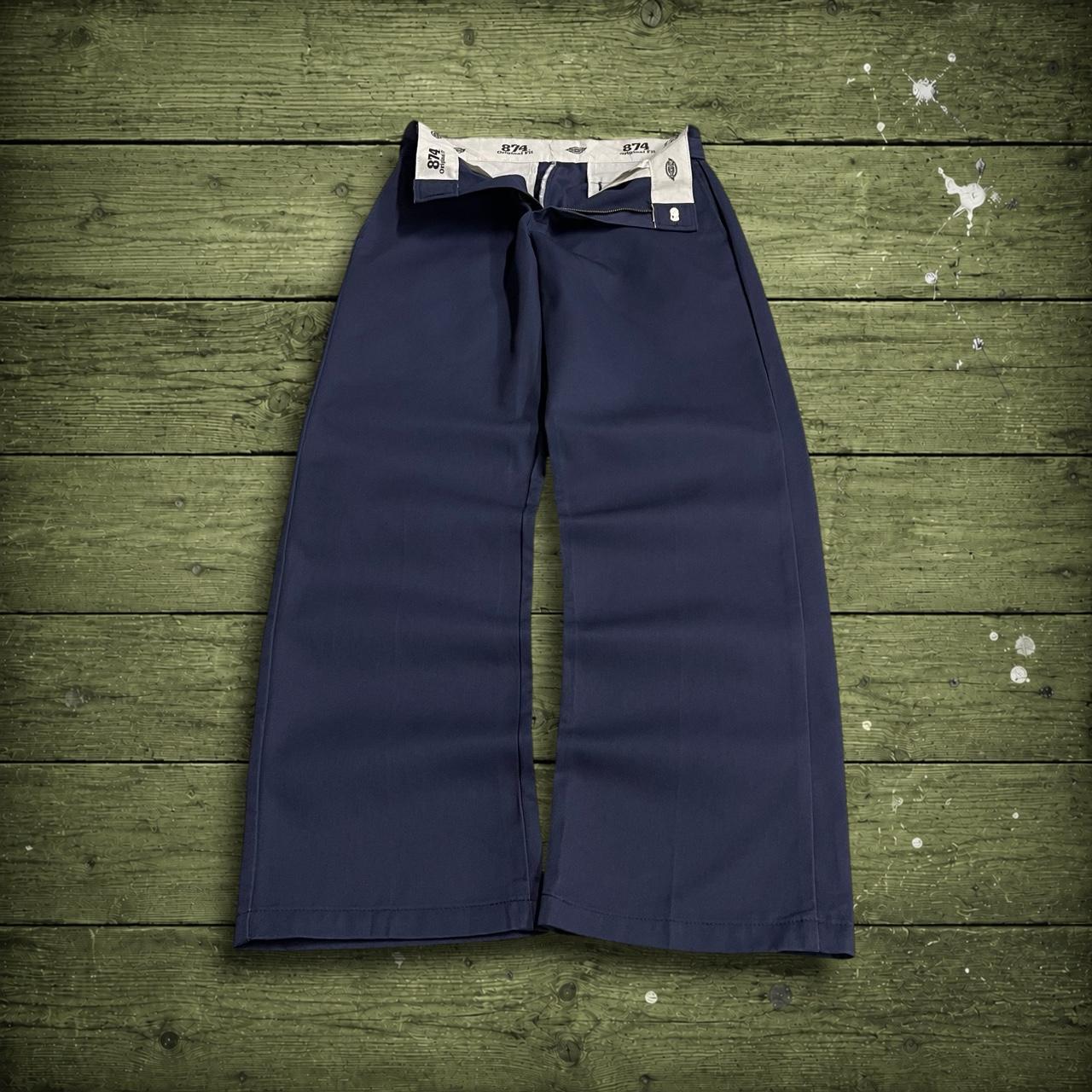 Dickies 874 work pants y2k navy original fit Loose chino 90s skater style trousers