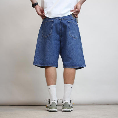 Mens baggy Wrangler denim shorts W38