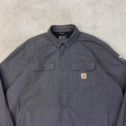 Grey Carhartt shirt jacket XXL