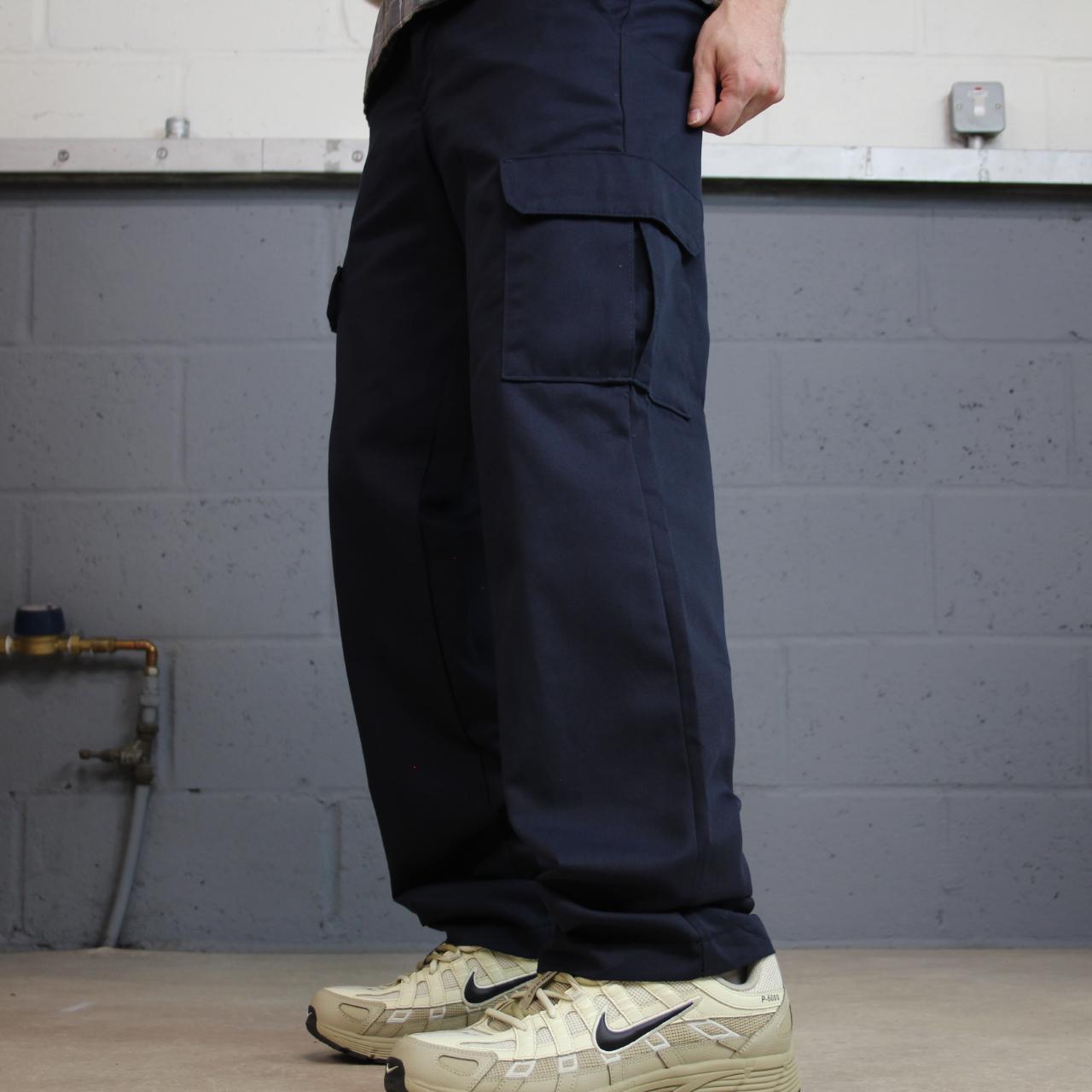 Y2K cargo pants utility chino red kap navy Loose leg skater workwear pants