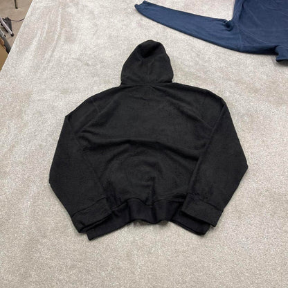00s Dickies fleece hoodie Medium men's black pullover y2k style autumn hooded