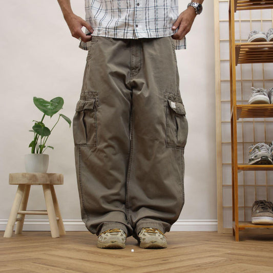 Levi's baggy cargo pants y2k Loose straight wide leg khaki skater utility pants