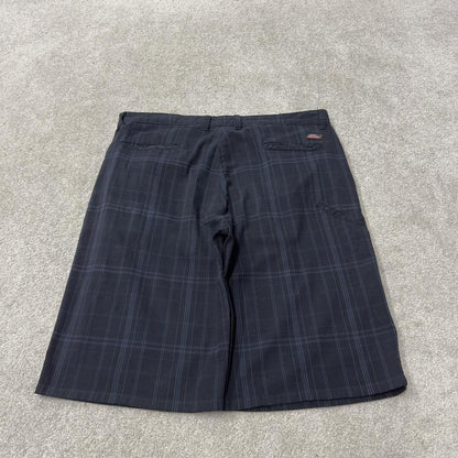 Dickies checkered chino shorts carpenter navy Chino skater / surf lightweight shorts loose festival