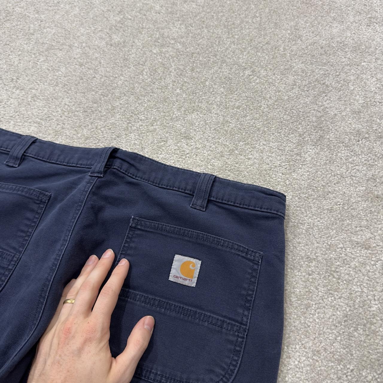 Carhartt carpenter pants relaxed y2k navy Straight leg skater style workwear pants