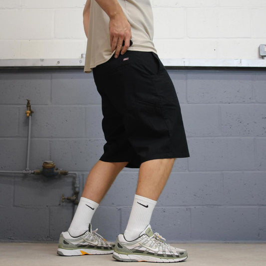 Baggy Black Dickies carpenter shorts W38