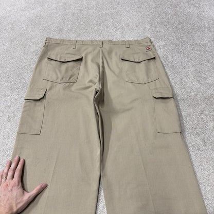 Red Kap vintage baggy wide leg cargo pants y2k khaki Loose fit skater chino work trousers