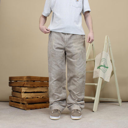 Beige Corduroy trousers W36L33